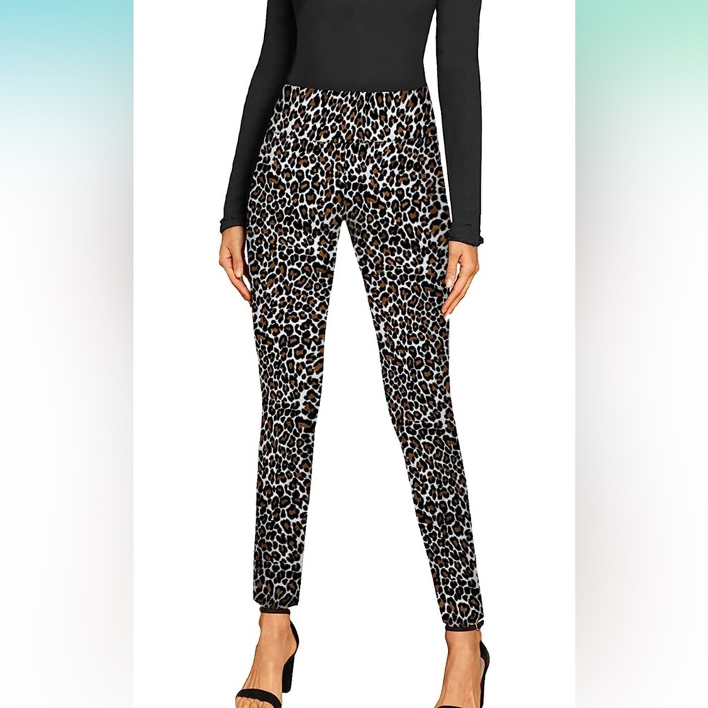 Leopard Print pull on pants.
